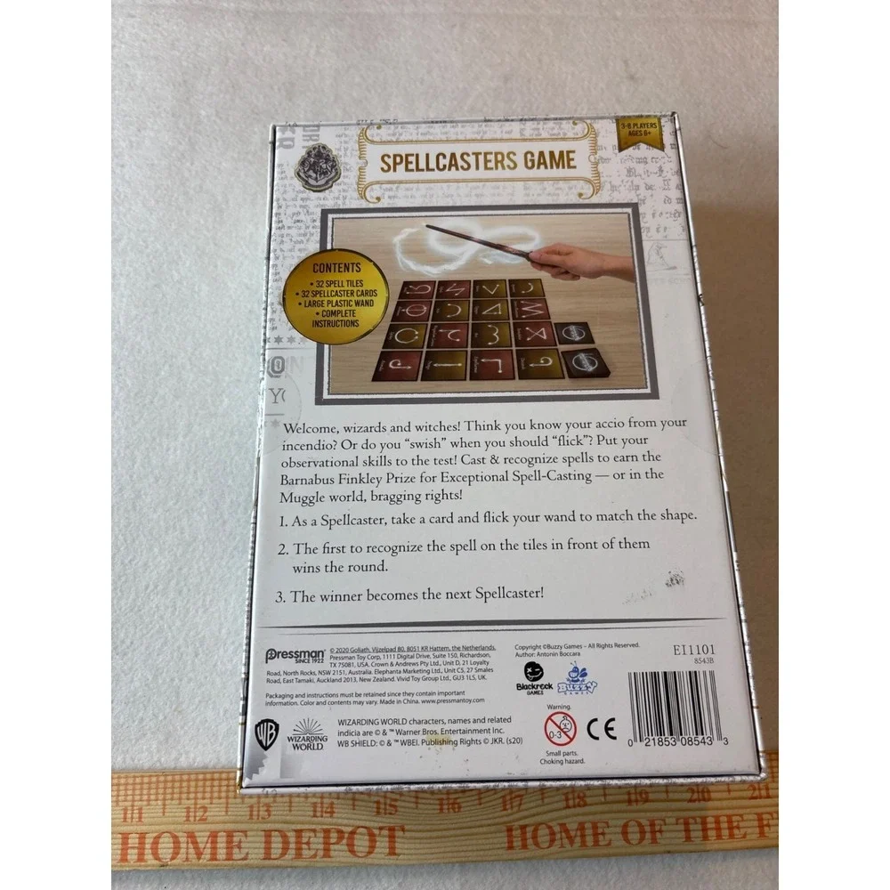Harry Potter Spellcasters Game By Pressman For 3-8 Players Ages 6+